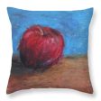 Apple D - Throw Pillow Hot on Sale