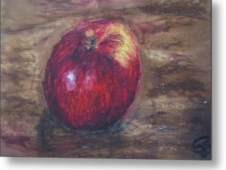 Apple A - Metal Print on Sale