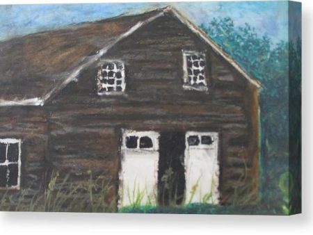 Brown Barn - Canvas Print Hot on Sale