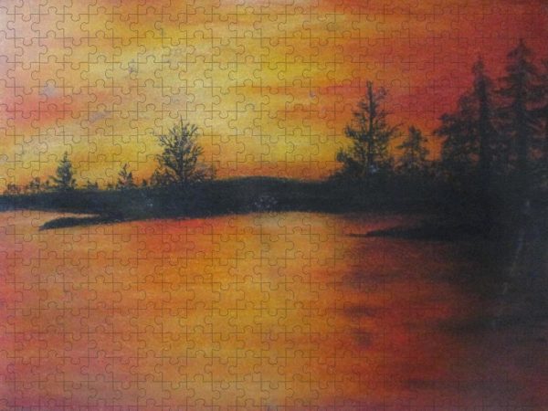 Red Sunset - Puzzle Online now