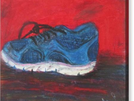 Blue Shoe - Canvas Print Online