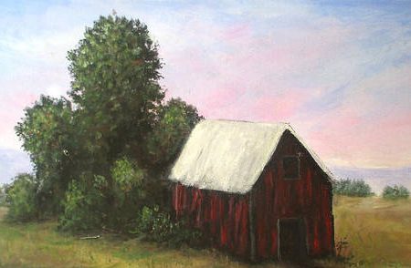 Barn Out Back  ~ Art Print on Sale