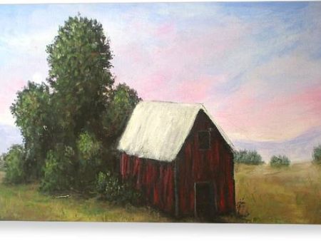 Barn Out Back  - Canvas Print For Discount