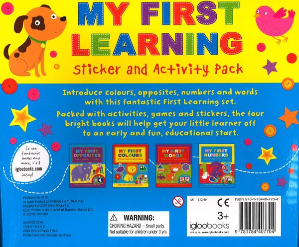 1000 S Of Stickers: My First Learning Sticker And Activity Pack Discount