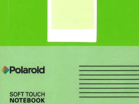 Polaroid: Soft Touch Notebook (Light Green) For Discount