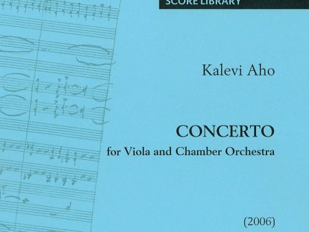 Concerto for Viola and Chamber Orchestra - Study score Sale