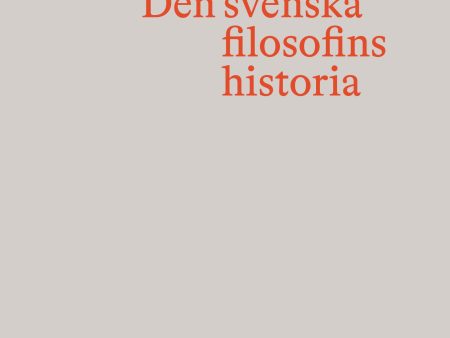 Den svenska filosofins historia Online Sale